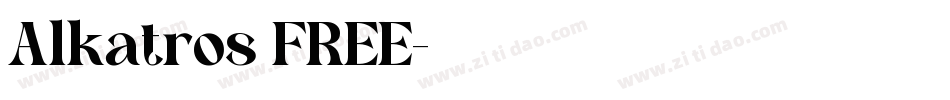 Alkatros FREE字体转换